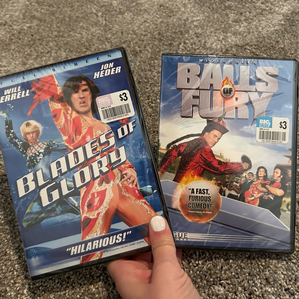 Blades of Glory and Balls of Fury DVD Set BRAND NEW UNOPENED